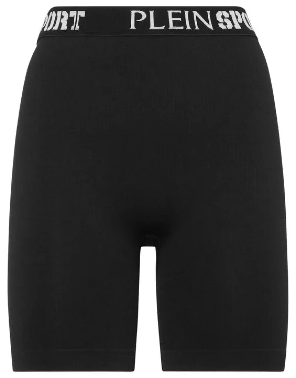Philipp Plein Rib Seamless Biker Shorts Logo black Discount