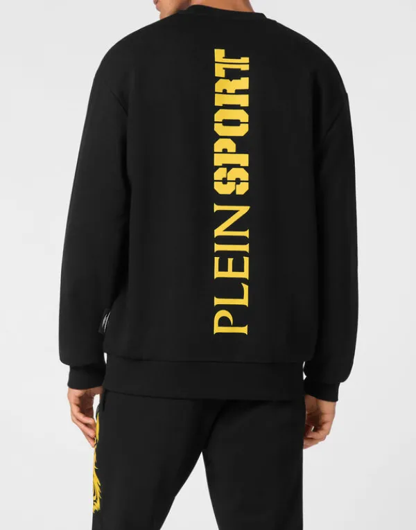roundneck_sweatshirt_tige_2-1.webp Philipp Plein Roundneck Sweatshirt Tiger black Clearance