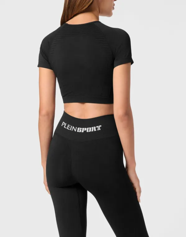 seamless_cropped_tshirt_v_2-1.webp Philipp Plein Seamless Cropped T-shirt V-Neck SS Logo black Outlet