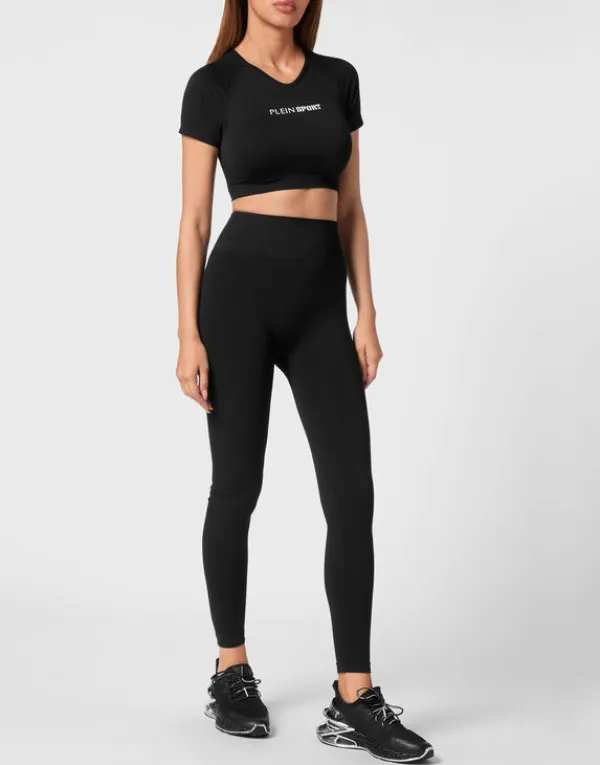 seamless_cropped_tshirt_v_3-1.webp Philipp Plein Seamless Cropped T-shirt V-Neck SS Logo black Outlet