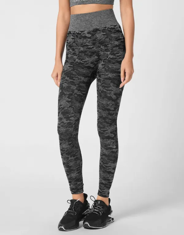Philipp Plein Seamless Sport Leggings Camouflage black Outlet