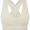 Philipp Plein Seamless Wide Straps Sport Bra Logo darkgrey Clearance