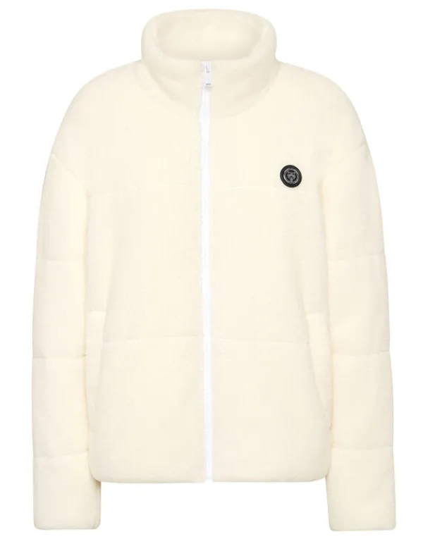 Philipp Plein Sherpa Puffered Jacket white Clearance