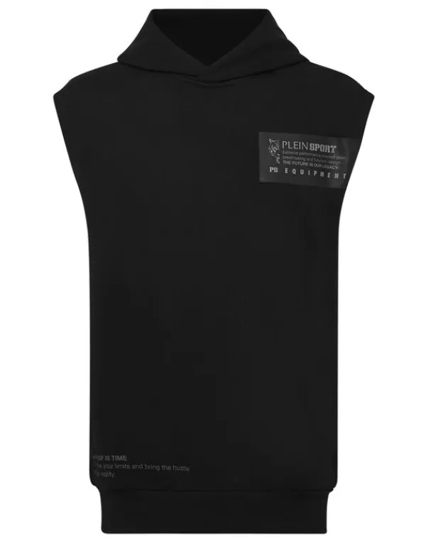 Philipp Plein Sleeveless Sweatshirt black Clearance
