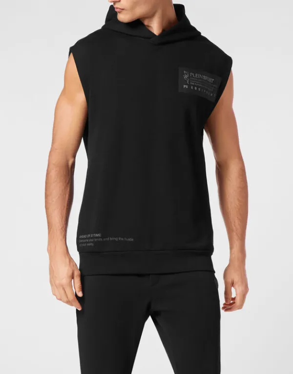 Philipp Plein Sleeveless Sweatshirt black Clearance