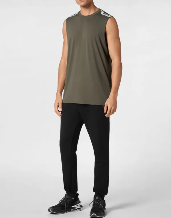 sleeveless_tshirt_round_n_3-2.webp Philipp Plein Sleeveless T-shirt Round Neck SS Military Online