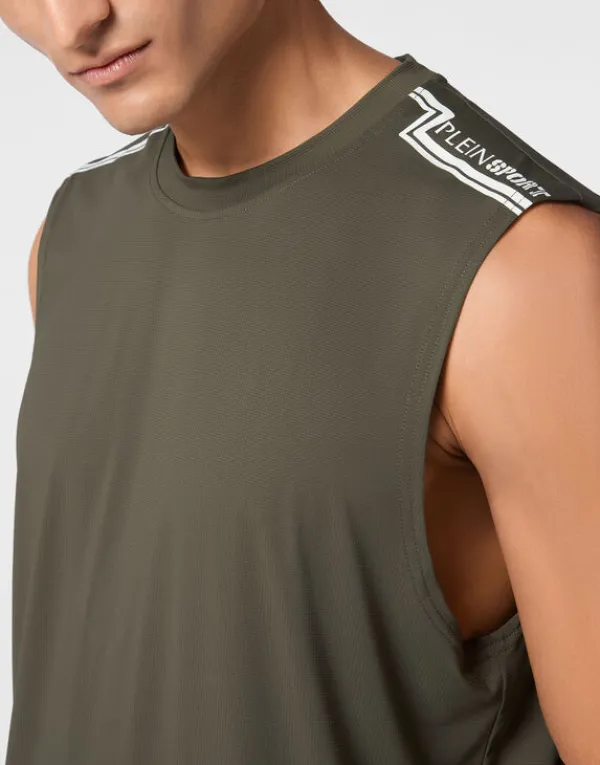 sleeveless_tshirt_round_n_4-2.webp Philipp Plein Sleeveless T-shirt Round Neck SS Military Online