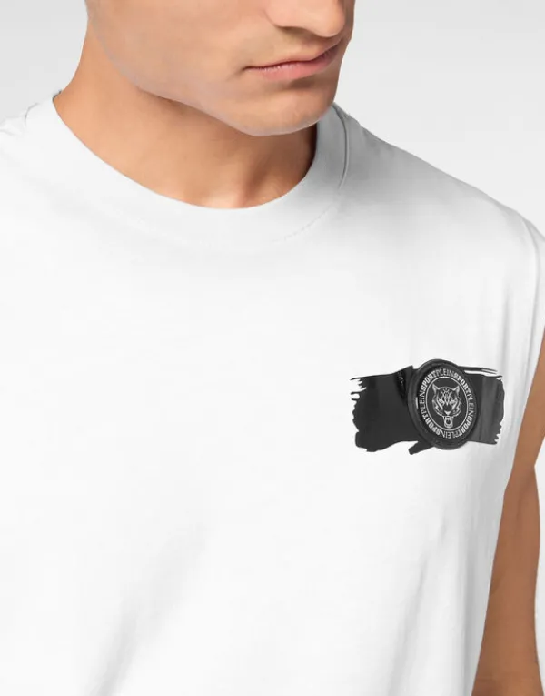 sleeveless_tshirt_round_n_4.webp Philipp Plein Sleeveless T-shirt Round Neck white Fashion