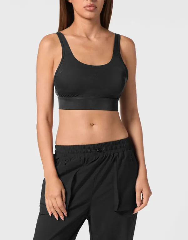 Philipp Plein Sport Bra Scratch black Sale