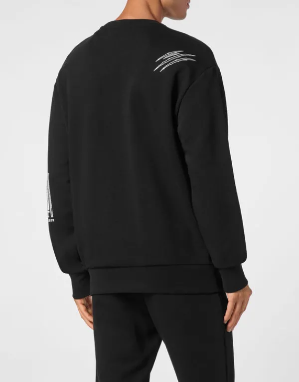 sweatshirt_ls_barcode_2.webp Philipp Plein Sweatshirt LS Barcode black Fashion