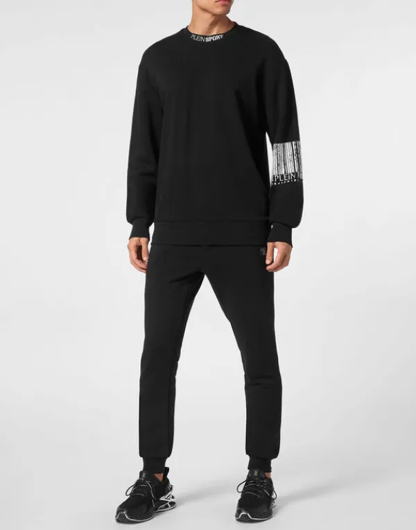 sweatshirt_ls_barcode_3.webp Philipp Plein Sweatshirt LS Barcode black Fashion