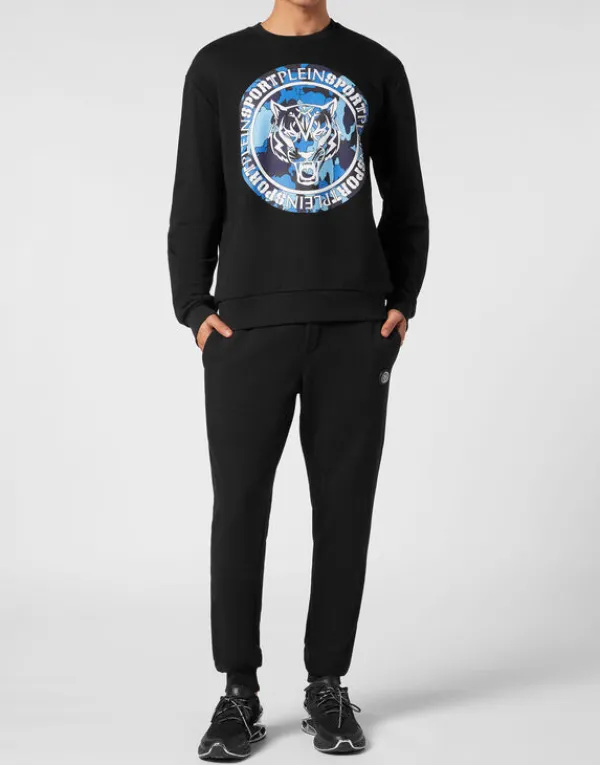 sweatshirt_ls_carbon_tige_3.webp Philipp Plein Sweatshirt LS Carbon Tiger Discount