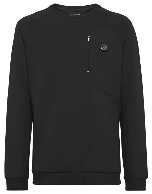 Philipp Plein Sweatshirt LS Racing black Outlet