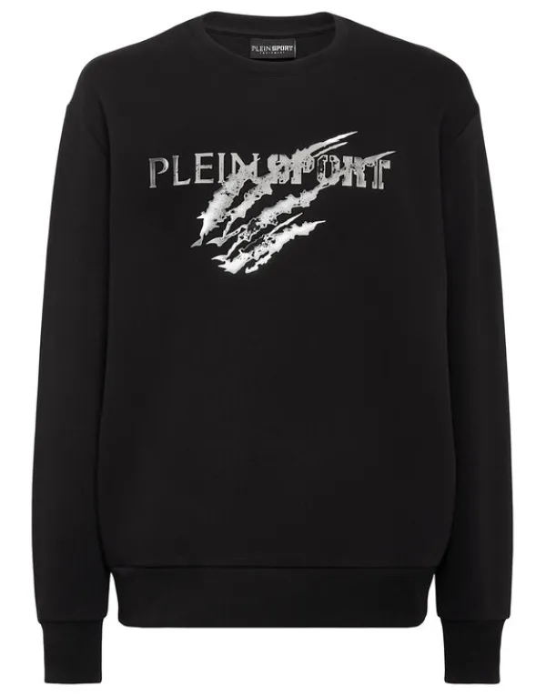 Philipp Plein Sweatshirt LS Scratch black/silver Online