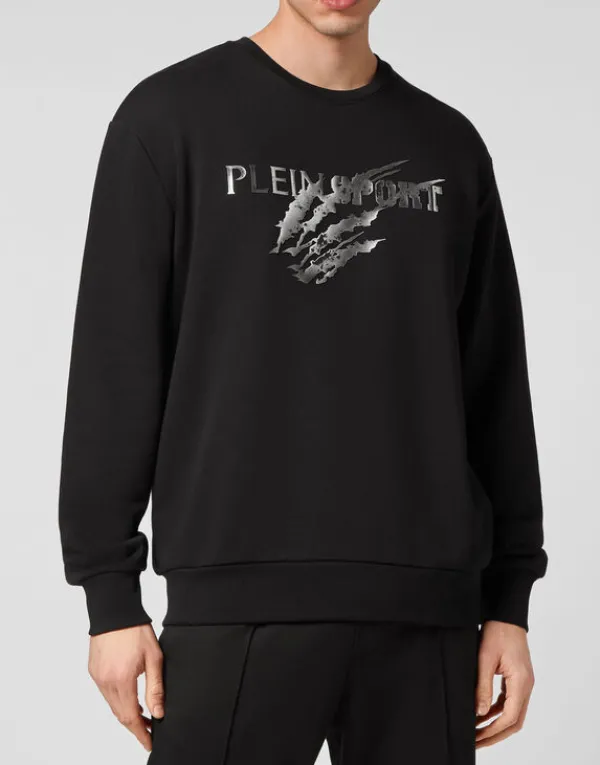 Philipp Plein Sweatshirt LS Scratch black/silver Online