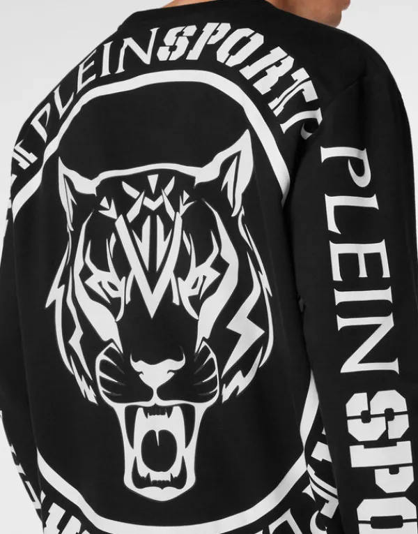 sweatshirt_round_neck_car_4.webp Philipp Plein Sweatshirt Round Neck Carbon Tiger black Clearance