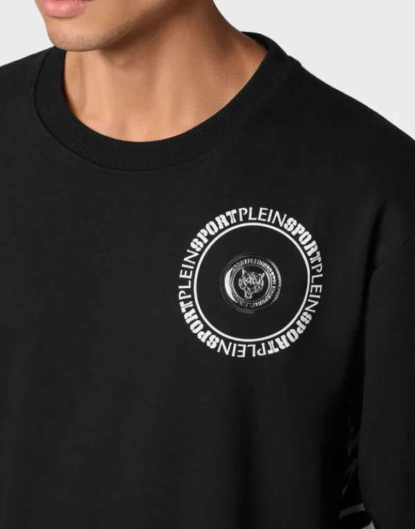 sweatshirt_round_neck_car_5.webp Philipp Plein Sweatshirt Round Neck Carbon Tiger black Clearance
