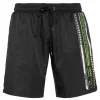 Philipp Plein Swim Shorts black+greenfluo Best