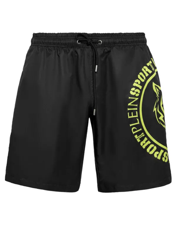 Philipp Plein Swim-Trunks Carbon Tiger black Clearance