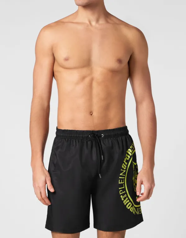 Philipp Plein Swim-Trunks Carbon Tiger black Clearance
