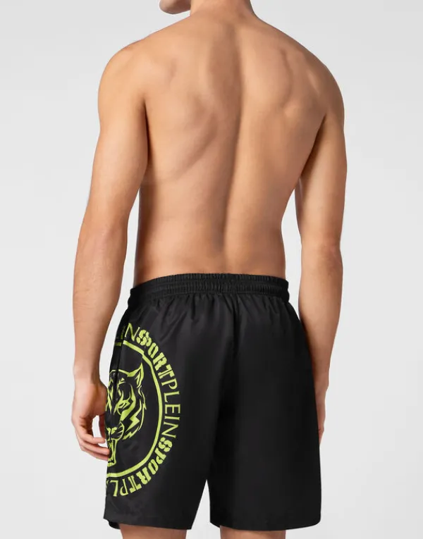 swimtrunks_carbon_tiger_2.webp Philipp Plein Swim-Trunks Carbon Tiger black Clearance