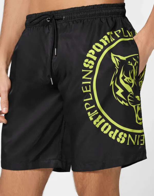 swimtrunks_carbon_tiger_3.webp Philipp Plein Swim-Trunks Carbon Tiger black Clearance
