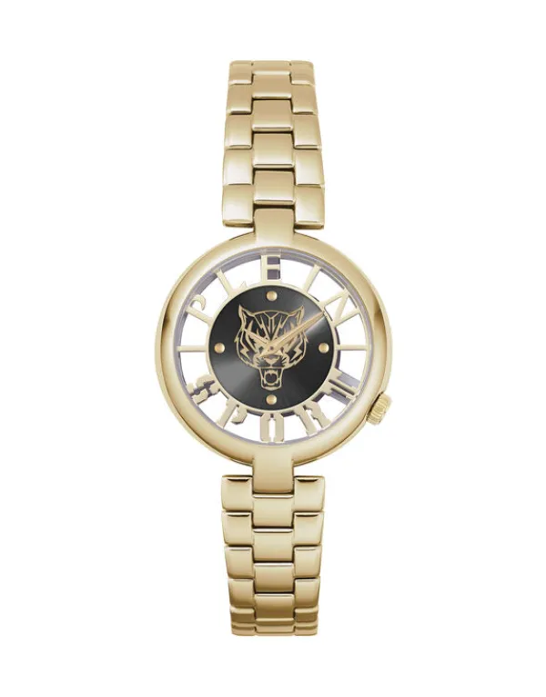 Philipp Plein TIGER LUXE Woman Watch Gold+Black Discount
