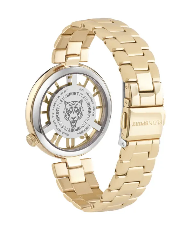 Philipp Plein TIGER LUXE Woman Watch Gold+Black Discount