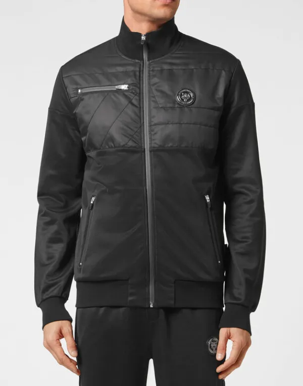 Philipp Plein Tracksuit: Zip-up Jacket + jogging pants Tiger black Fashion