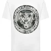 Philipp Plein T-shirt Round Neck Carbon Tiger Sale
