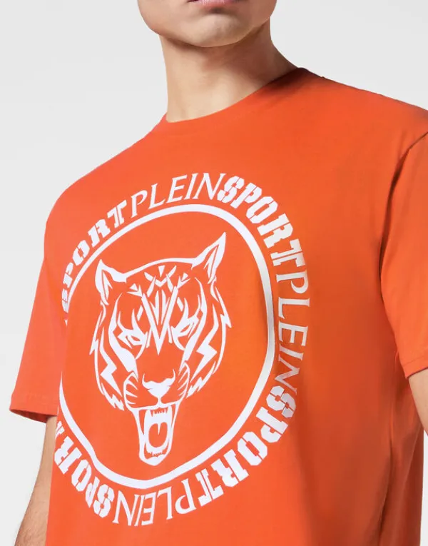 tshirt_round_neck_carbon__4-2.webp Philipp Plein T-shirt Round Neck Carbon Tiger orange Sale