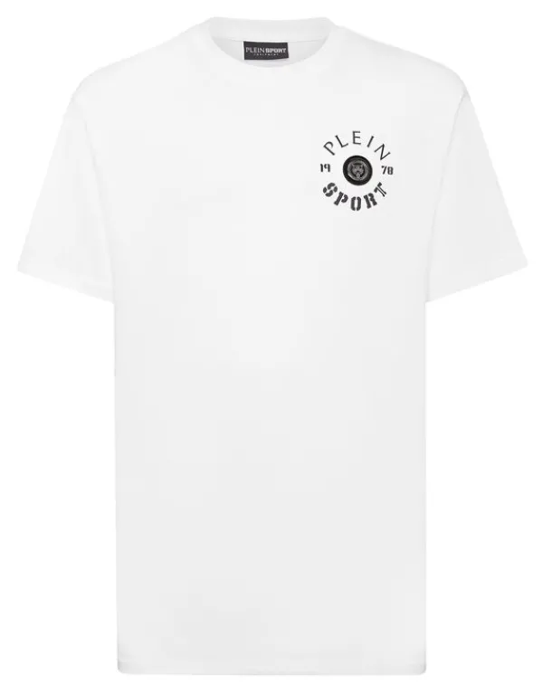 Philipp Plein T-shirt Round Neck SS 1978 white Sale