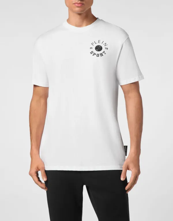 Philipp Plein T-shirt Round Neck SS 1978 white Sale