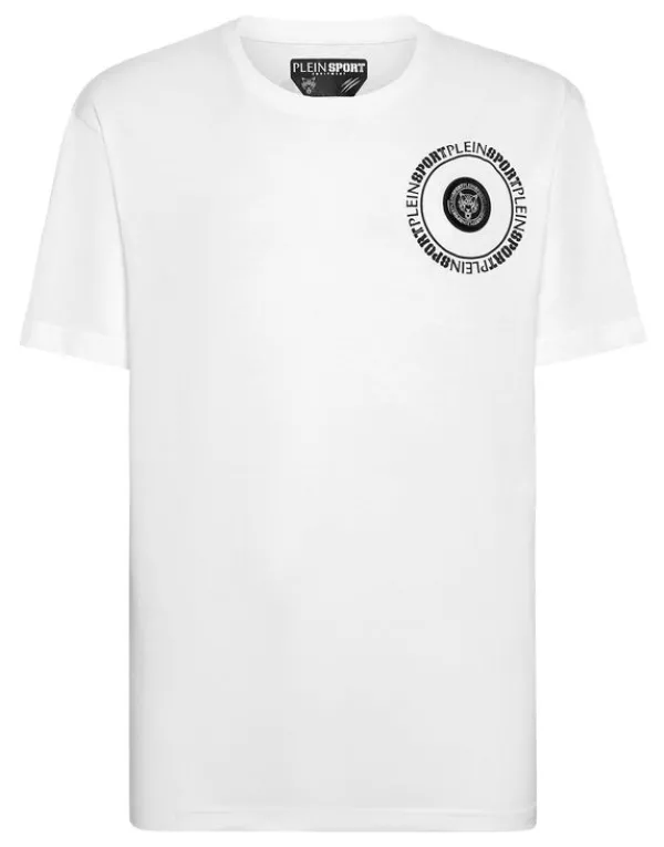 Philipp Plein T-shirt Round Neck SS Carbon Tiger white New