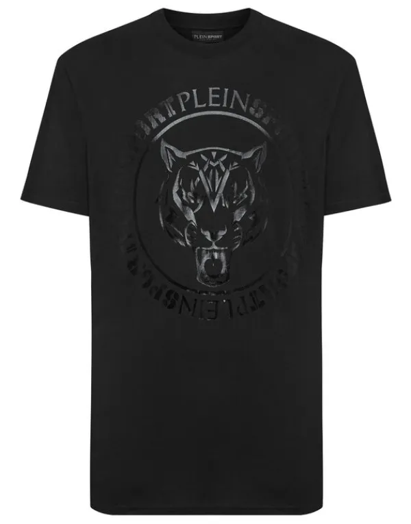 Philipp Plein T-shirt Round Neck SS Carbon Tiger black Best
