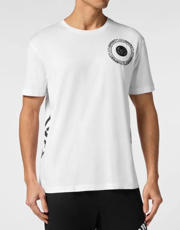 Philipp Plein T-shirt Round Neck SS Carbon Tiger white New