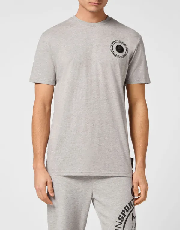 Philipp Plein T-shirt Round Neck SS Carbon Tiger Online