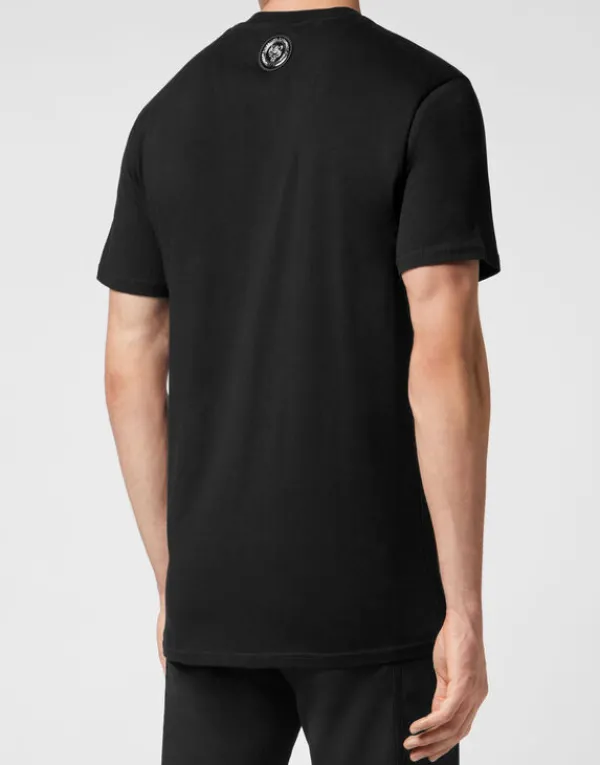 tshirt_round_neck_ss_carb_2-1.webp Philipp Plein T-shirt Round Neck SS Carbon Tiger black/lightgold New