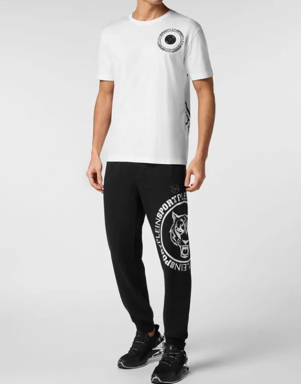 tshirt_round_neck_ss_carb_3-4.webp Philipp Plein T-shirt Round Neck SS Carbon Tiger white New