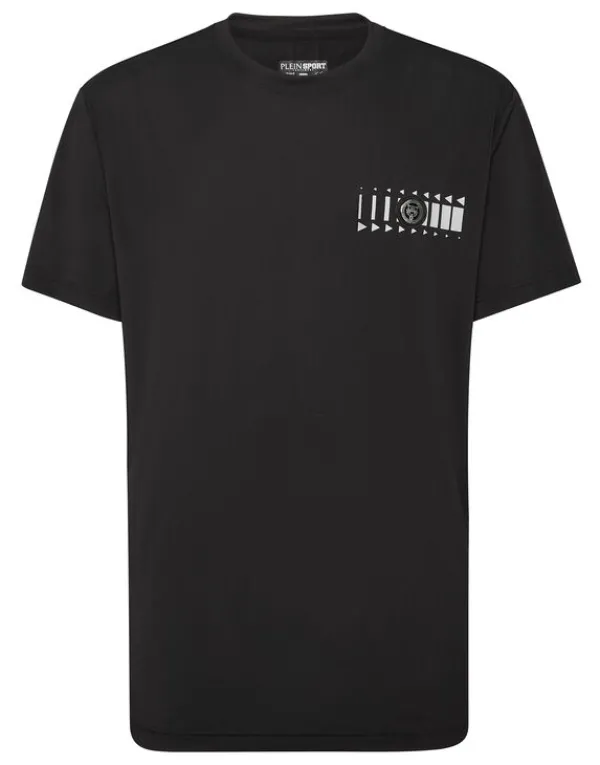 Philipp Plein T-shirt Round Neck SS Racing black Hot