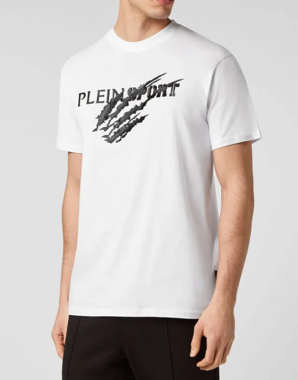 Philipp Plein T-shirt Round Neck SS Scratch Outlet