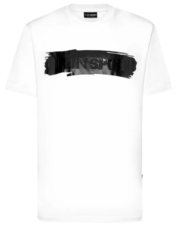 Philipp Plein T-shirt Round Neck SS Silver Brush white Fashion