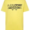 Philipp Plein T-shirt Round Neck SS Tiger YellowFluo/Black Sale
