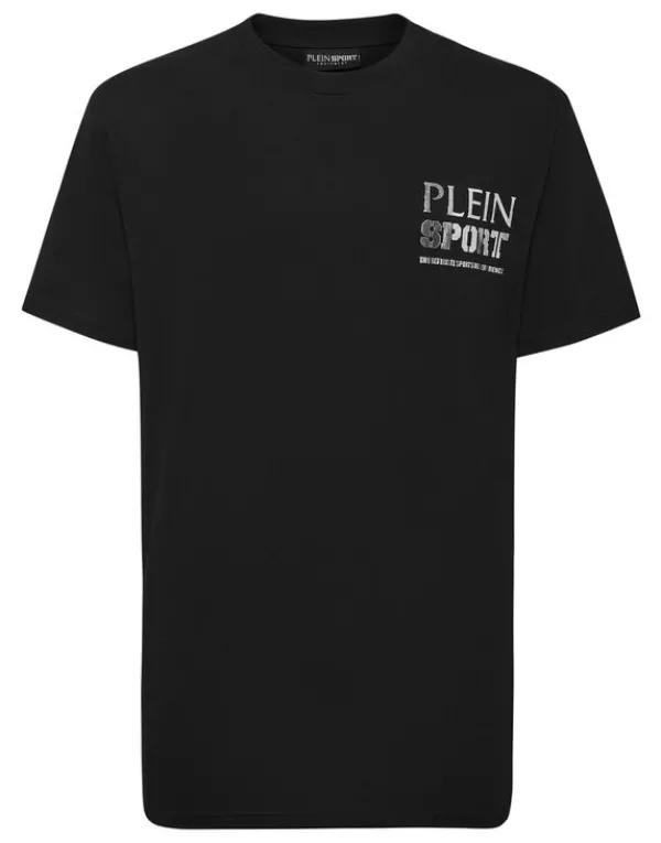 Philipp Plein T-shirt Round Neck SS Tiger black Online
