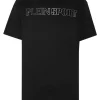 Philipp Plein T-shirt Round Neck SS Tiger black/silver Discount