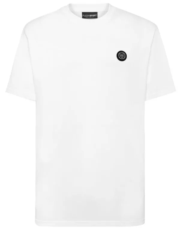Philipp Plein T-shirt Round Neck SS Tiger white New
