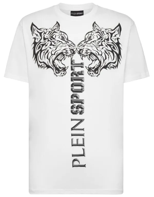 Philipp Plein T-shirt Round Neck SS Tiger Fashion