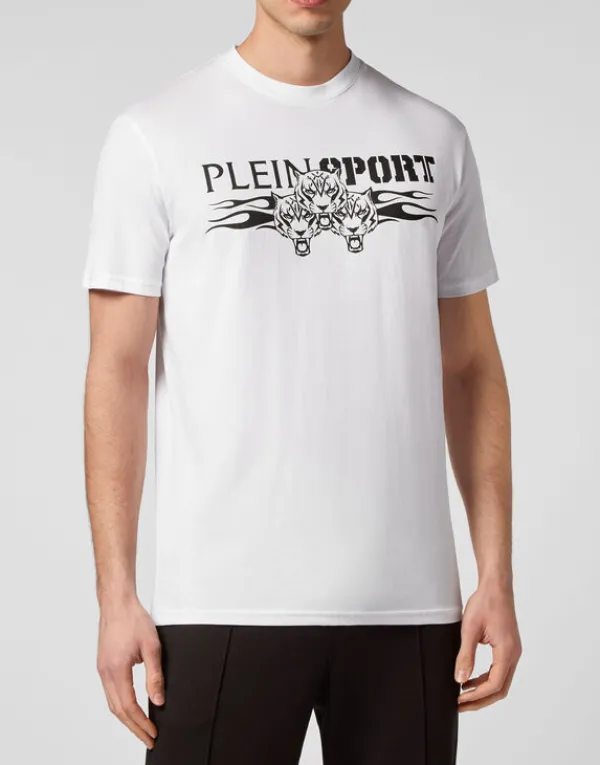 Philipp Plein T-shirt Round Neck SS Tiger Fashion
