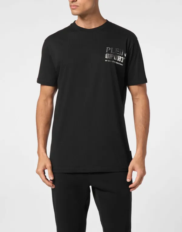 Philipp Plein T-shirt Round Neck SS Tiger black Online