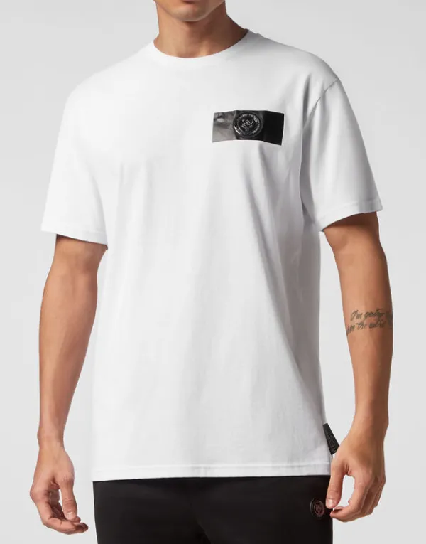 Philipp Plein T-shirt Round Neck SS Tiger Crest Edition Best